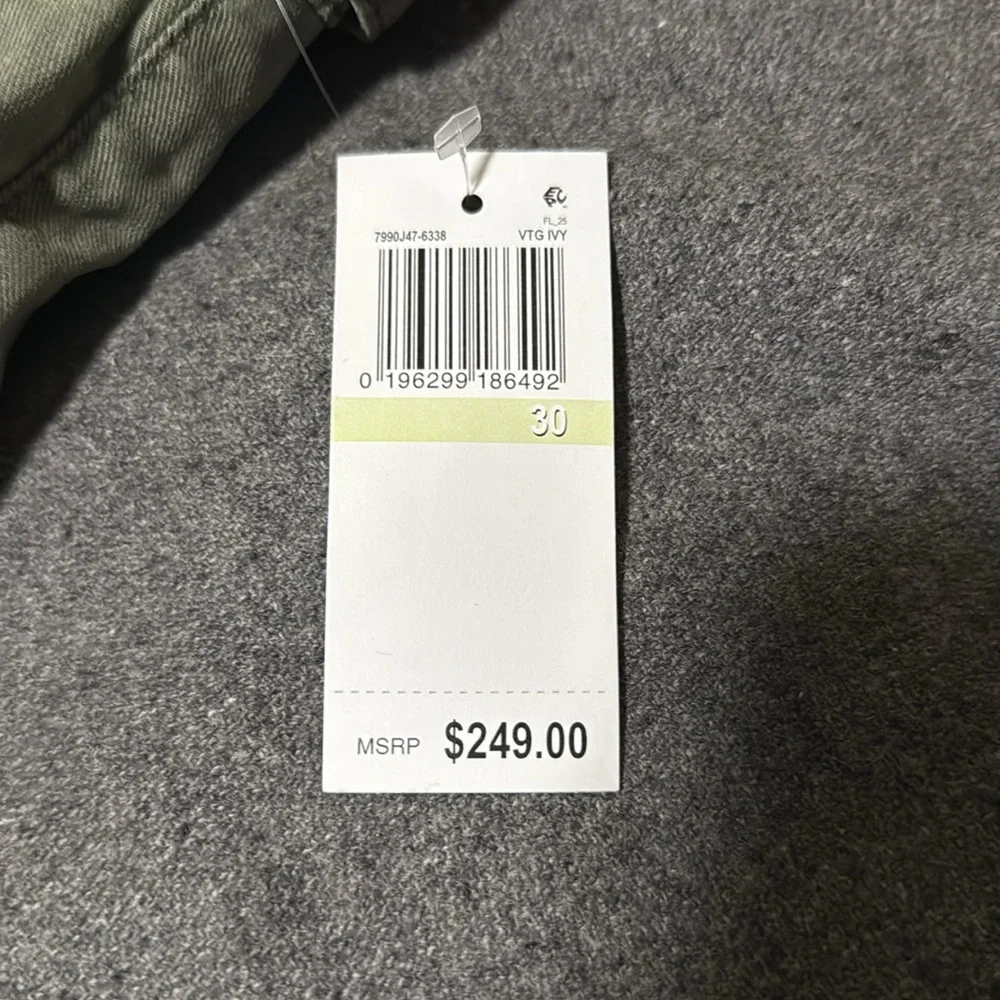 Paige Harper wide leg, high waisted paper bag pants, NWT, 30 - Picture 3 of 16